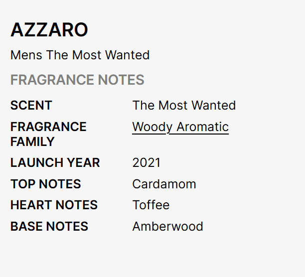 AZZARO The Most Wanted EDP 3.4 oz men
